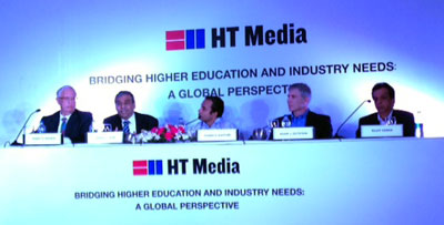 (L-R)-Professor-Henry-Bienen,-Professor-Dipak-Jain,-Charu-Sudan-Kasturi,-Adam-Gutstein-and-Rajiv-Verma