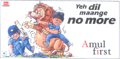 On Indian cricketers extremely high levels of endorsements on T.V. - February 2003