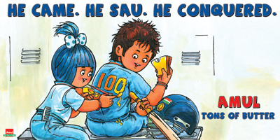 Sachin Tendulkar achieving a record hundredth Century - March 2012