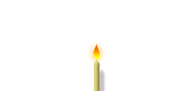 candle-in-white-bg