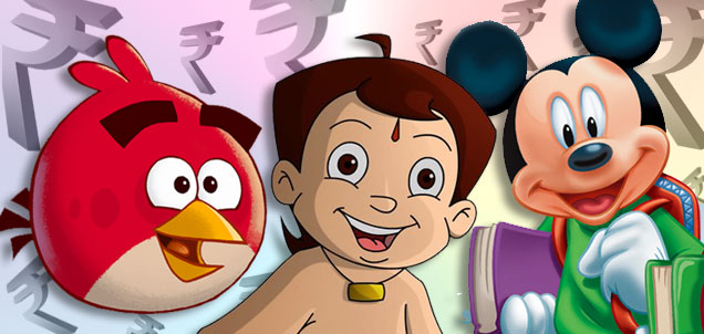Mickey-Mouse,-Angry-Birds,-Chhota-Bheem-merchandise