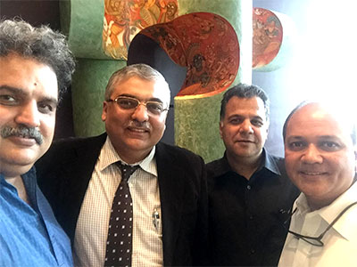Selfie-with-Raj-Nayak-Ashish-Bhasin-and-Ramesh-Narayan