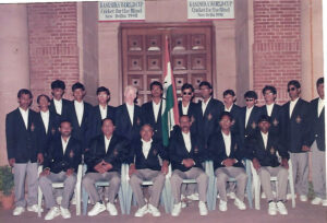The Indian team for the Kanishka World Cup 1998