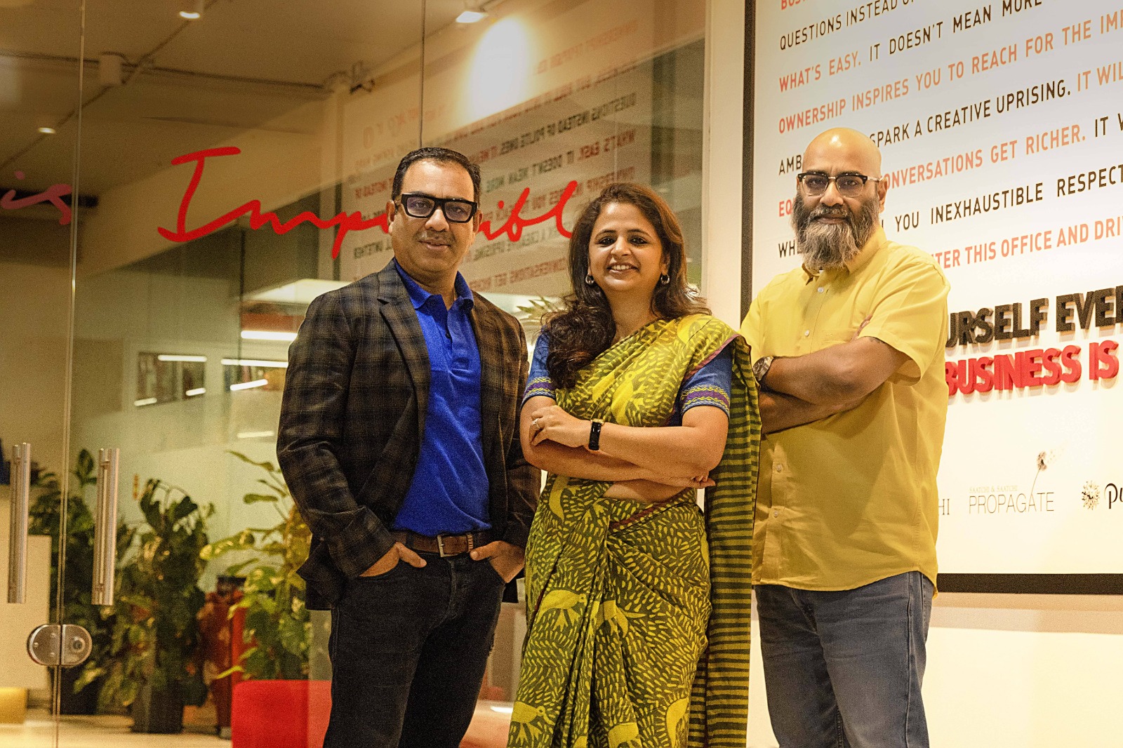 Paritosh Srivastava (Left) Ekta Relan (Center) Snehasis Bose (Right)